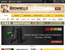 Tablet Screenshot of brownells.com
